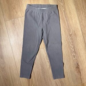 Hanna Anderson Gray Girls Cotton Leggings Size 4T
